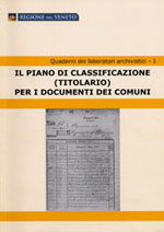 Copertina del volume: Il piano di classificazione (titolario) per i documenti dei Comuni