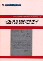 Copertina del volume: Il piano di conservazione degli archivi comunali